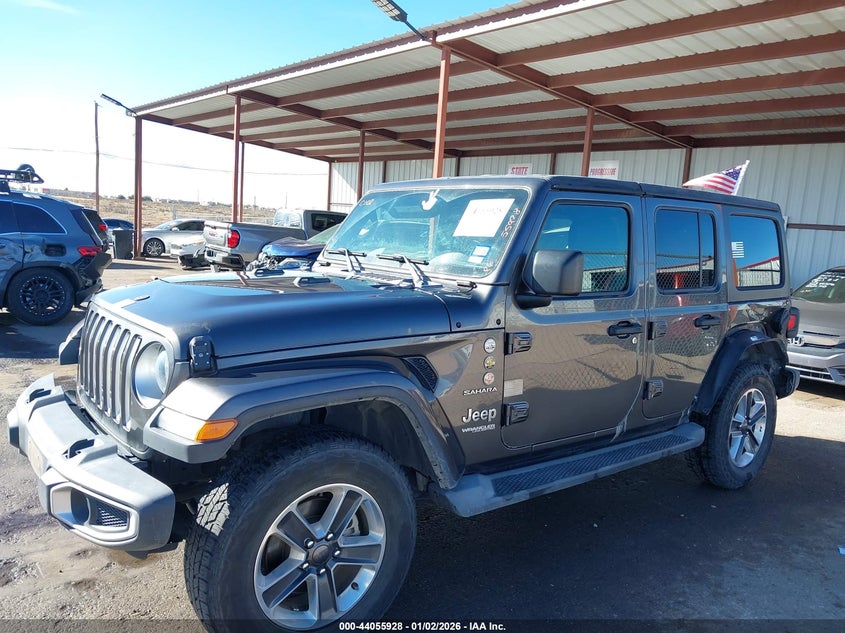 VIN 1C4HJXEN5KW588331 2019 JEEP WRANGLER UNLIMITED SAHARA 4X4