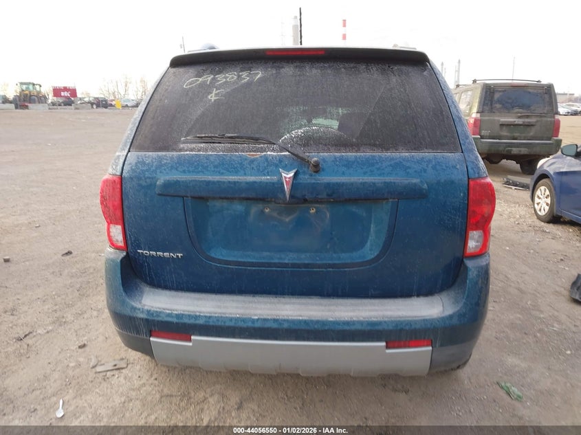 2007 Pontiac Torrent VIN: 2CKDL63F476093883 Lot: 44056550