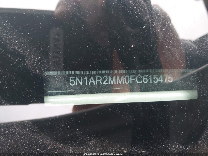 2015 Nissan Pathfinder Platinum VIN: 5N1AR2MM0FC615475 Lot: 44056921