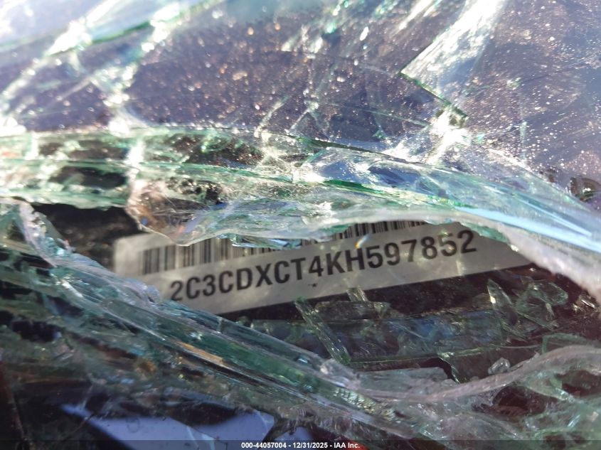 2019 Dodge Charger R/T Rwd VIN: 2C3CDXCT4KH597852 Lot: 44057004