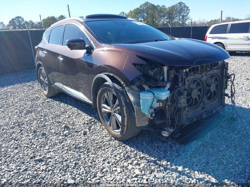 5N1AZ2MJ9KN151378 2019 Nissan Murano Platinum auction photo 1