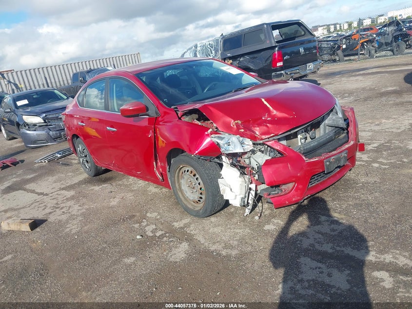 3N1AB7AP3DL715045 2013 Nissan Sentra Sv auction photo 1