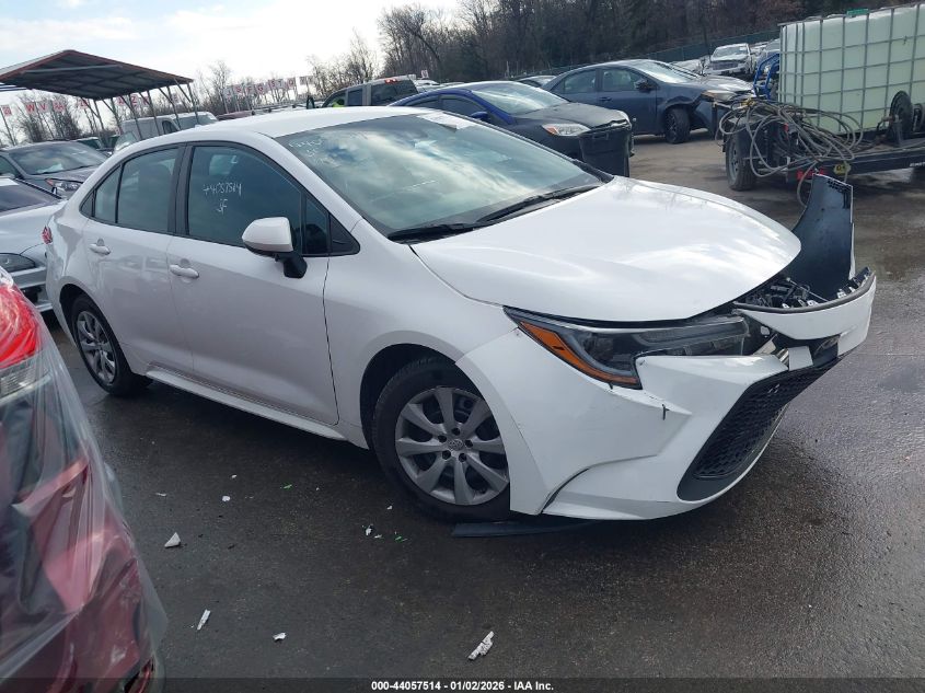 2022 Toyota Corolla Le VIN: 5YFEPMAEXNP342376 Lot: 44057514