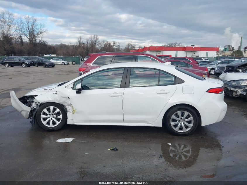 2022 Toyota Corolla Le VIN: 5YFEPMAEXNP342376 Lot: 44057514