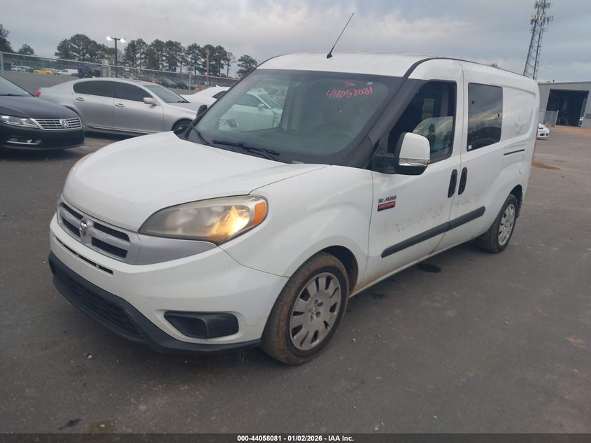 Vin: zfberfbt8g6b14184, lot: 44553864, ram promaster city tradesman slt 20162
