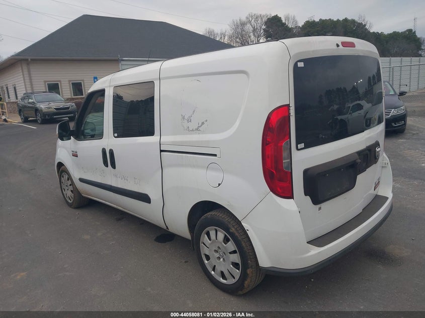 Vin: zfberfbt8g6b14184, lot: 44553864, ram promaster city tradesman slt 20163