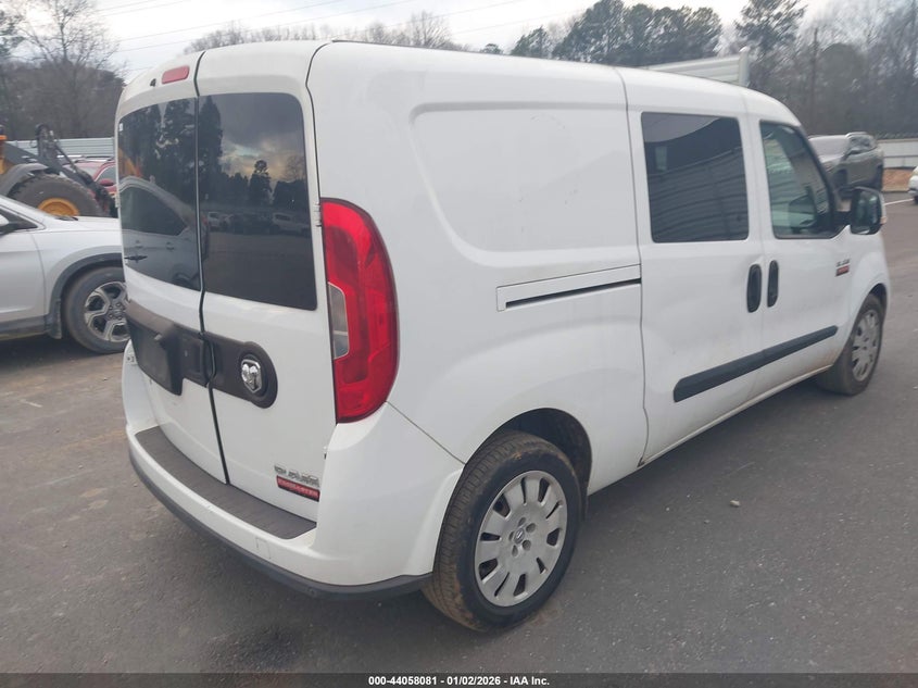 Vin: zfberfbt8g6b14184, lot: 44553864, ram promaster city tradesman slt 20164