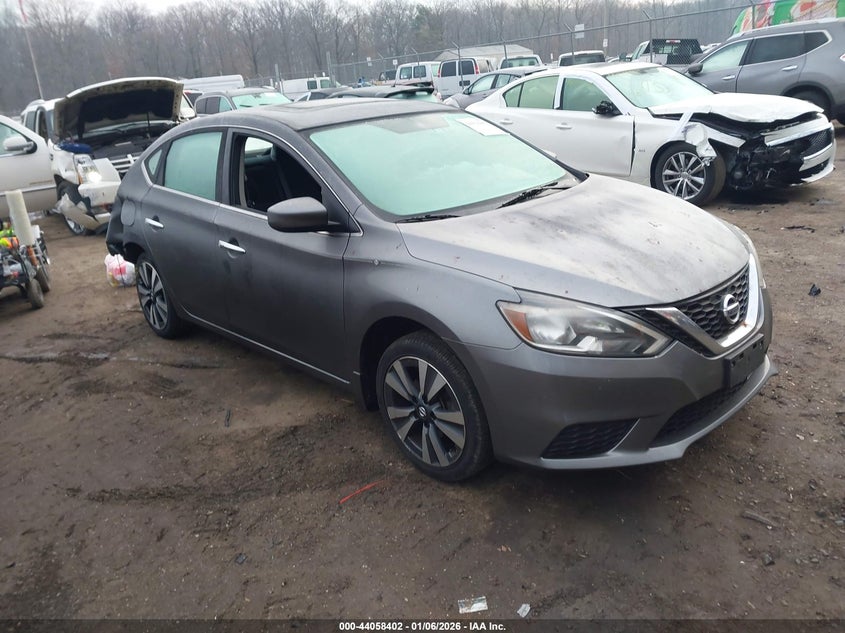 3N1AB7AP1KY321253 2019 Nissan Sentra Sv auction photo 1