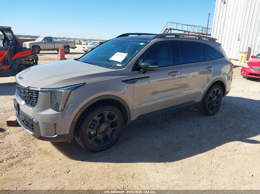 Vin: 5xyrhdjf7sg324893, lot: 44554232, kia sorento x-line ex 20252