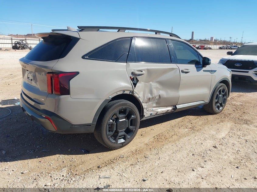 Vin: 5xyrhdjf7sg324893, lot: 44554232, kia sorento x-line ex 20254