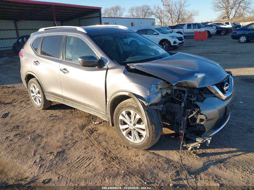KNMAT2MT5GP666901 2016 Nissan Rogue Sv auction photo 1