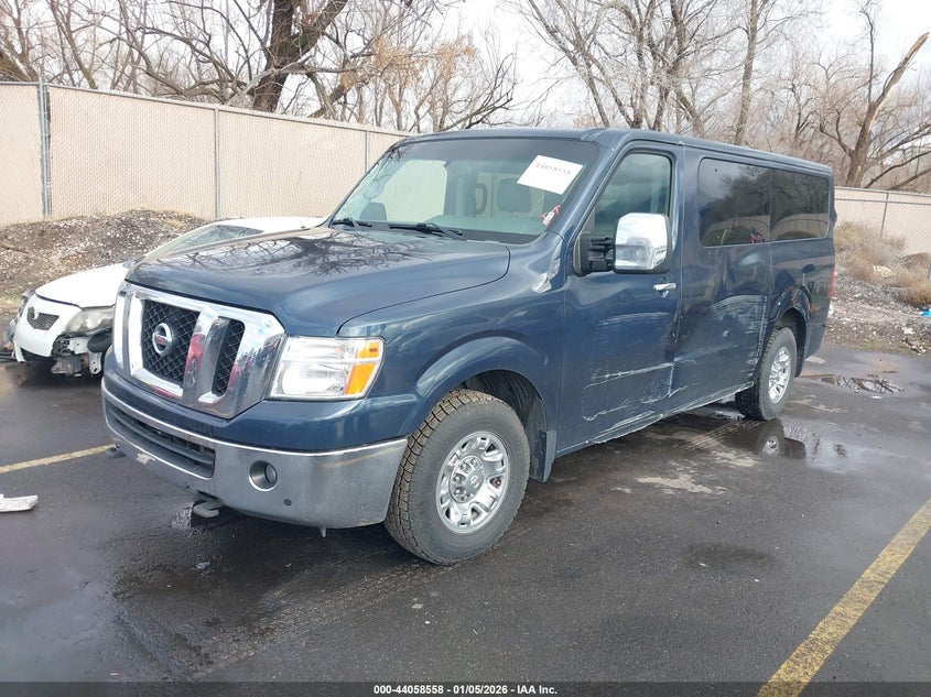 Vin: 5bzaf0aa5hn851901, lot: 44554341, nissan nv passenger nv3500 hd sl v8 20172