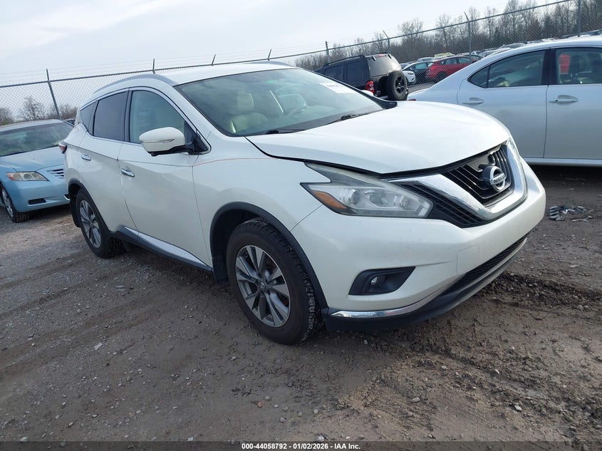 5N1AZ2MG3FN236839 2015 Nissan Murano Sl auction photo 1