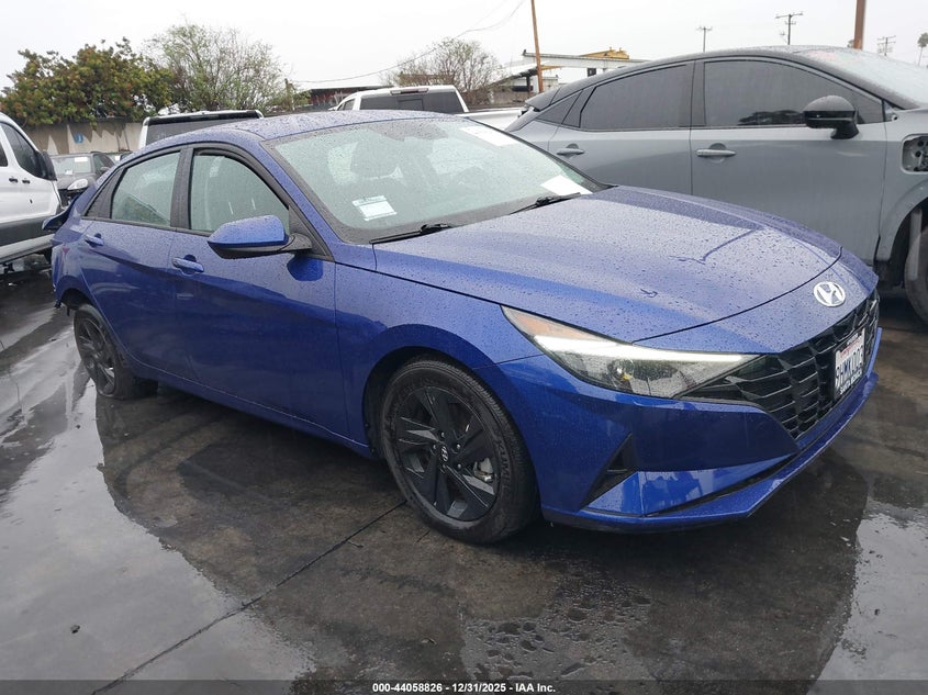 2023 Hyundai Elantra Hybrid Blue