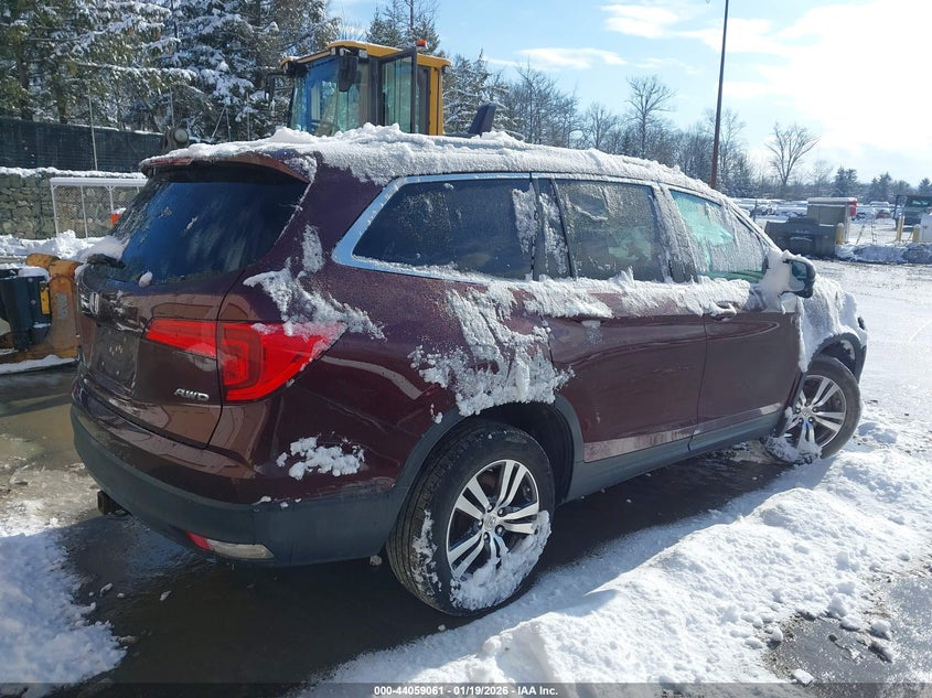 Vin: 5fnyf6h37gb006246, lot: 44554844, honda pilot ex 20164