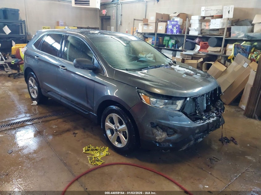 2FMPK4G94HBB87575 2017 Ford Edge Se auction photo 1