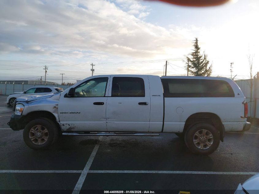 2006 Dodge Ram 2500 Slt VIN: 3D7KS29C96G202020 Lot: 44059209