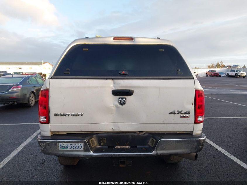 2006 Dodge Ram 2500 Slt VIN: 3D7KS29C96G202020 Lot: 44059209