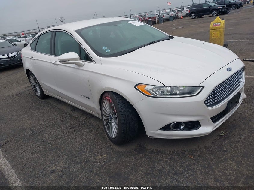3FA6P0RU3ER186321 2014 Ford Fusion Hybrid Titanium auction photo 1
