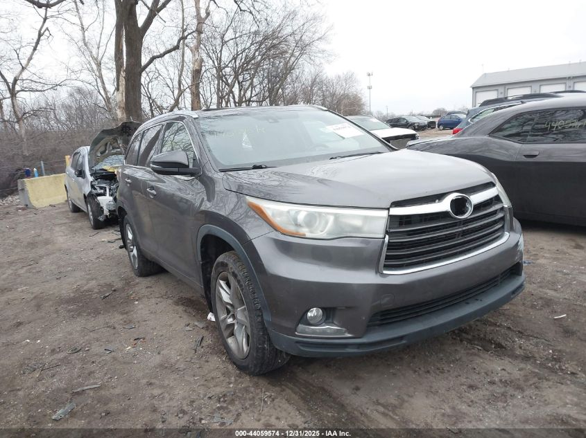 2015 Toyota Highlander Limited Platinum V6