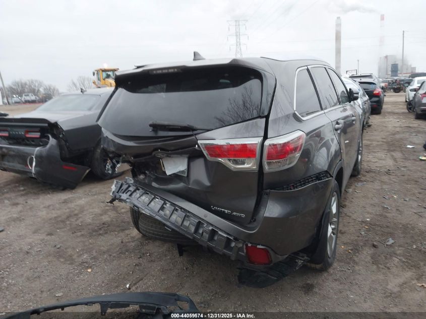 2015 Toyota Highlander Limited Platinum V6