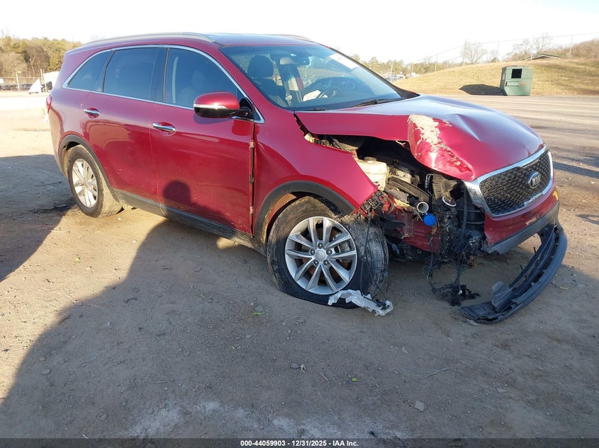 5XYPG4A35JG353811 2018 Kia Sorento 2.4L Lx auction photo 1