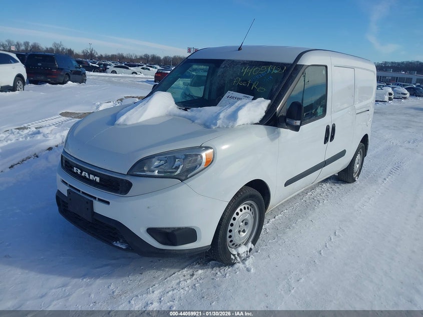 Vin: zfb636vp5n6w00031, lot: 44555704, ram promaster city cargo van 20222