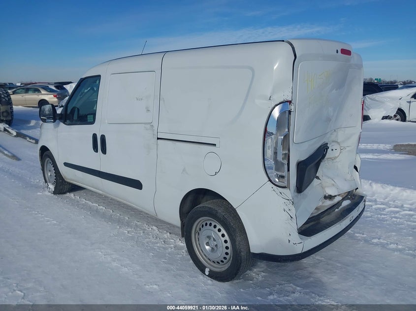 Vin: zfb636vp5n6w00031, lot: 44555704, ram promaster city cargo van 20223