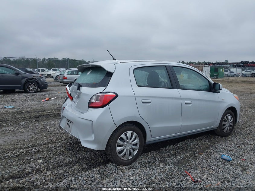 2022 Mitsubishi Mirage Es VIN: ML32AUHJ8NH001614 Lot: 44060136