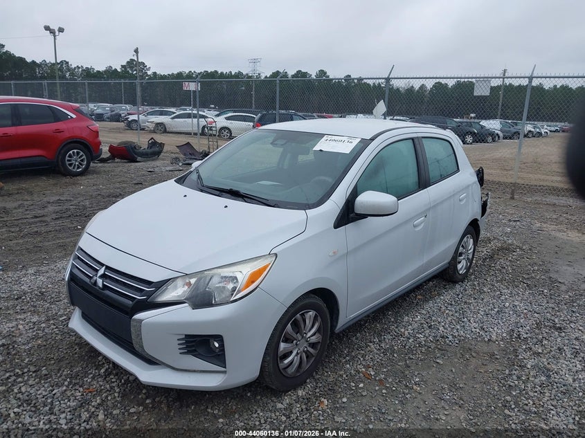 2022 Mitsubishi Mirage Es VIN: ML32AUHJ8NH001614 Lot: 44060136