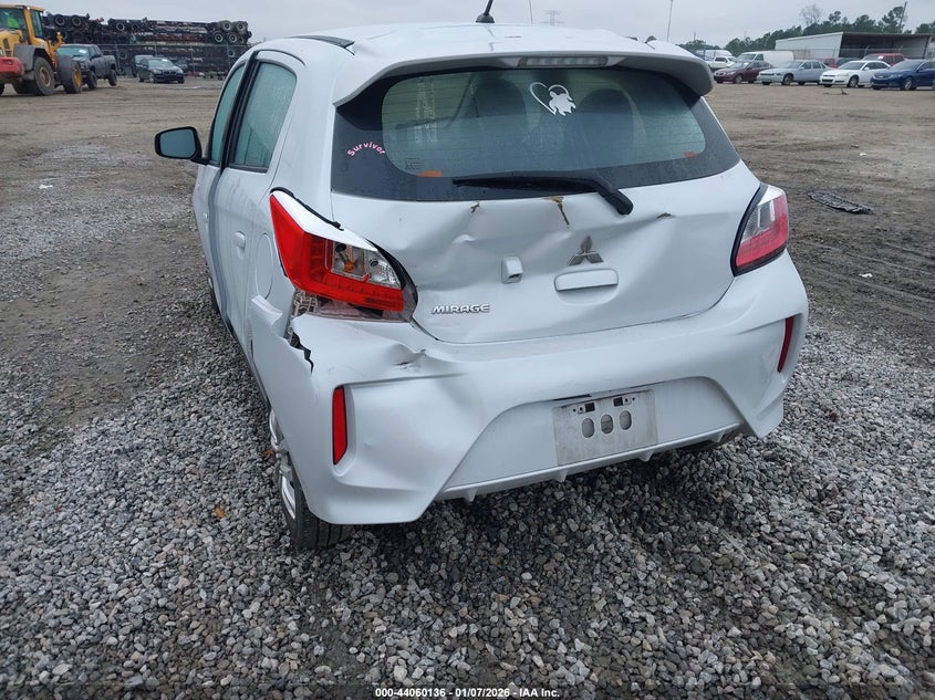 2022 Mitsubishi Mirage Es VIN: ML32AUHJ8NH001614 Lot: 44060136