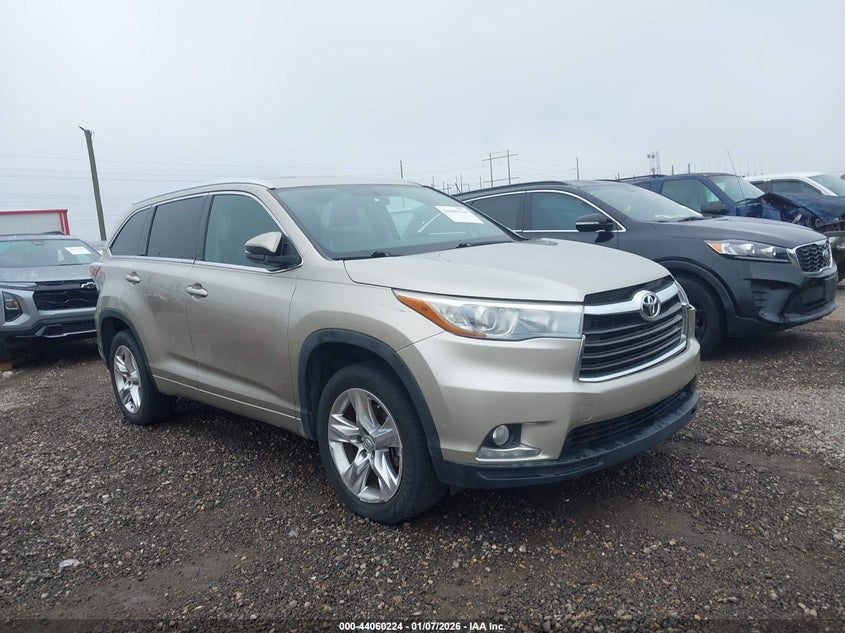 5TDYKRFH9ES006575 2014 Toyota Highlander Limited V6 auction photo 1