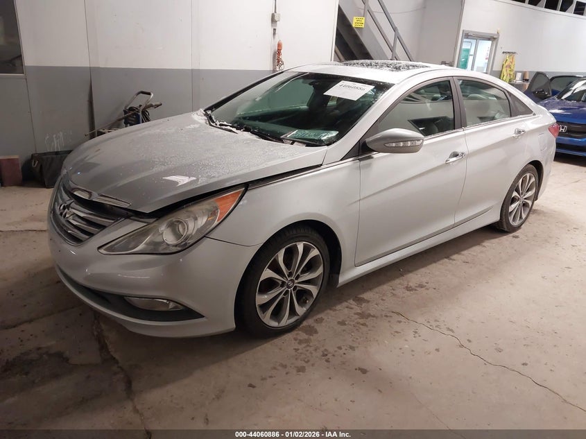 Vin: 5npec4ab0eh844554, lot: 44556669, hyundai sonata se 2.0t 20142