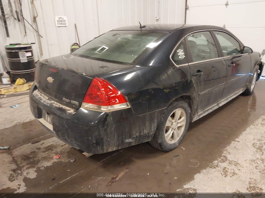 2G1WF5E33C1146533 2012 Chevrolet Impala 3.6 Ls black