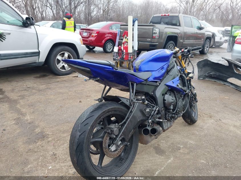 2008 Yamaha Yzfr6 VIN: JYARJ16E38A007457 Lot: 44061119