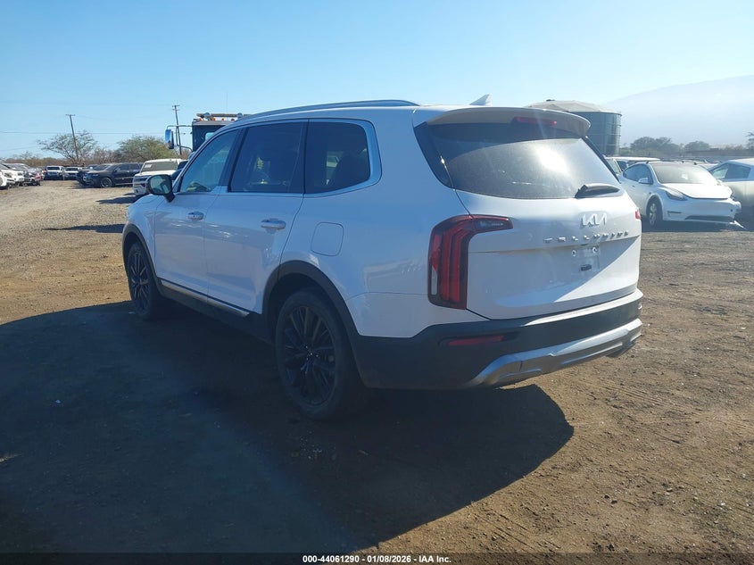 VIN 5XYP54HCXNG315086 2022 KIA TELLURIDE SX