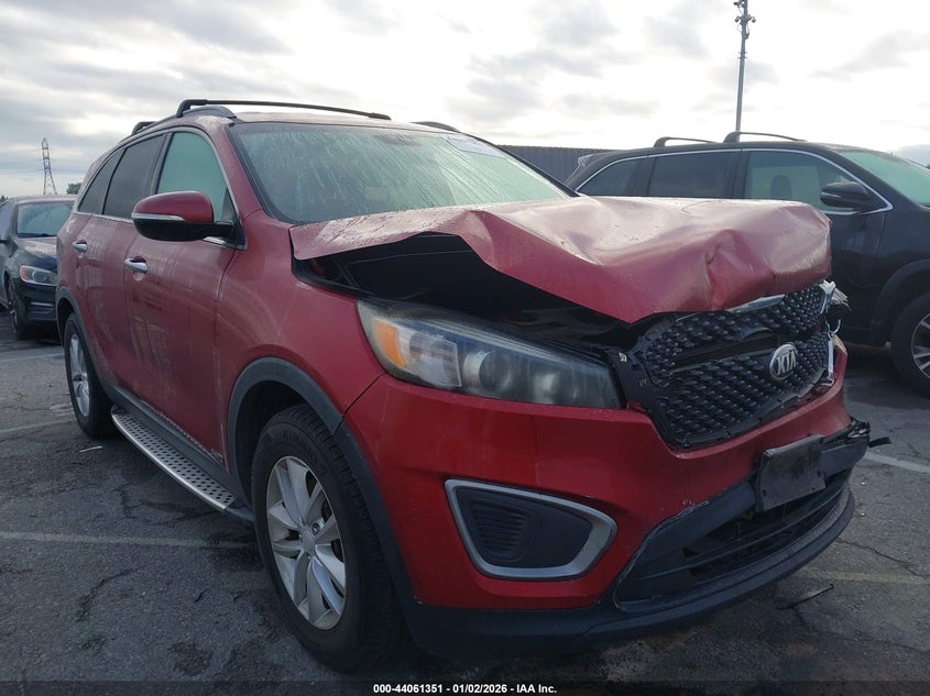 5XYPGDA30GG154836 2016 Kia Sorento 2.4L Lx auction photo 1