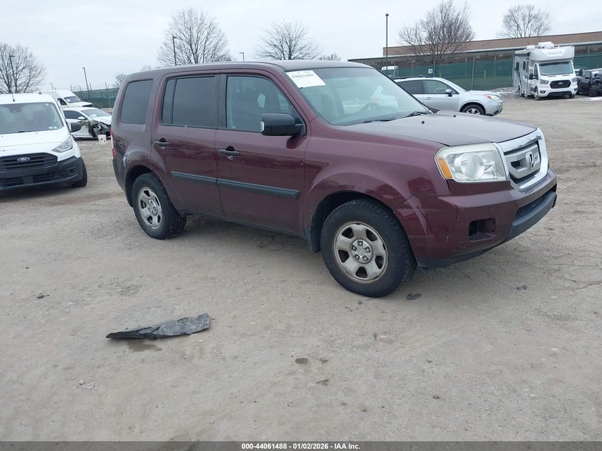 5FNYF4H2XBB097873 2011 Honda Pilot Lx auction photo 1