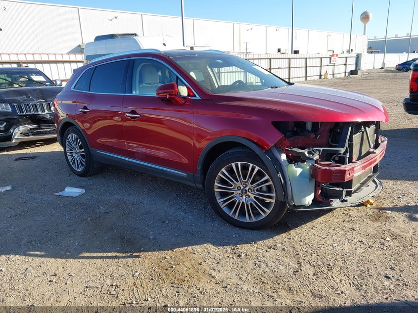 2LMPJ6LR2HBL30239 2017 Lincoln Mkx Reserve auction photo 1