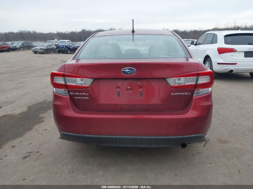 2019 Subaru Impreza 2.0I VIN: 4S3GKAB66K3603729 Lot: 44062422