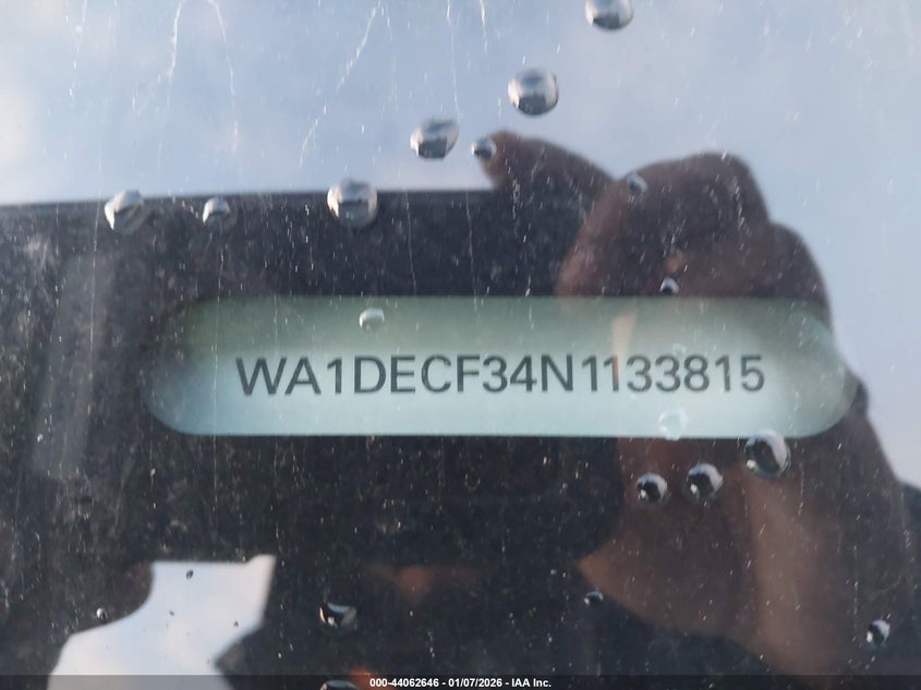 2022 Audi Q3 Premium 45 Tfsi S Line Quattro Tiptronic VIN: WA1DECF34N1133815 Lot: 44062646