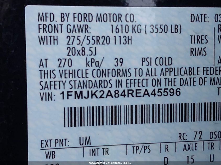 2024 Ford Expedition - 1FMJK2A84REA45596