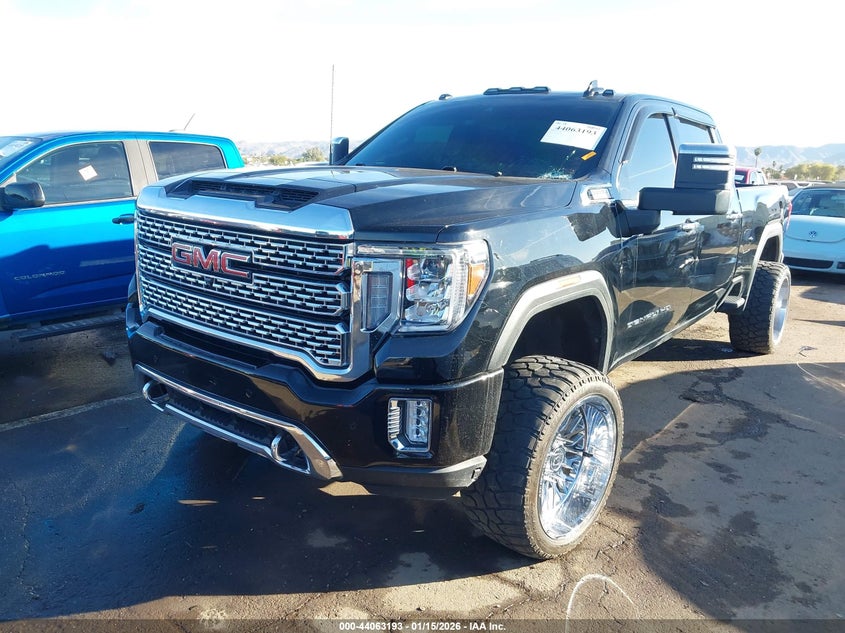 2022 Gmc SIERRA 2500Hd 4Wd Standard Bed Denali black Lot 111044063193 Vin 1GT49REY5NF280593