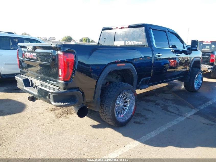 2022 Gmc SIERRA 2500Hd 4Wd Standard Bed Denali black Lot 111044063193 Vin 1GT49REY5NF280593