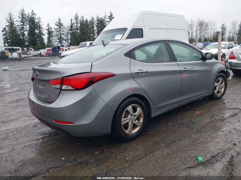 2014 Hyundai Elantra Se