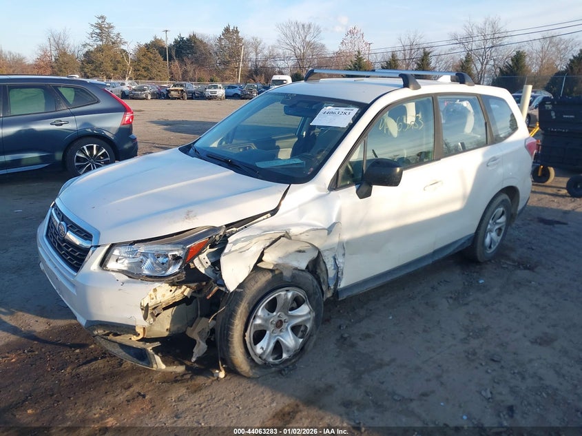 Vin: jf2sjaac8hg800974, lot: 44559066, subaru forester 2.5i 20172