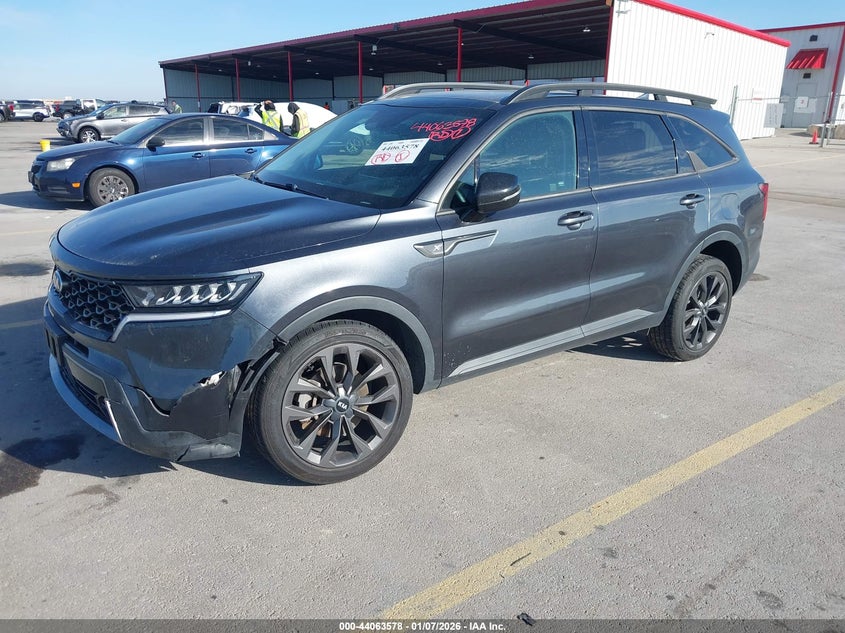 Vin: 5xyrhdlf7mg071171, lot: 44559361, kia sorento ex 20212
