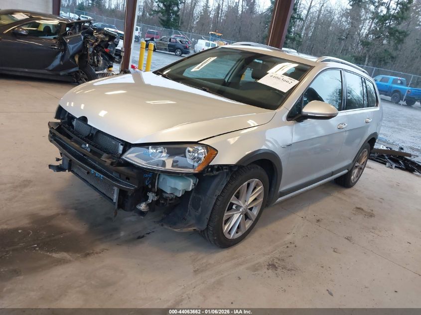 2017 Volkswagen Golf Alltrack Tsi S/Tsi Se/Tsi Sel