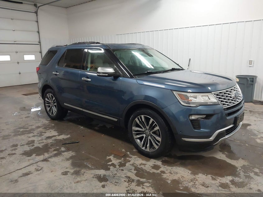 1FM5K8HTXJGC71441 2018 Ford Explorer Platinum auction photo 1