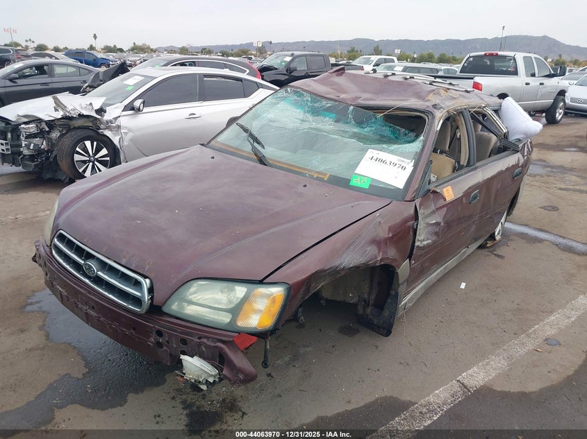 2000 Subaru Outback VIN: 4S3BH6757Y7603441 Lot: 44063970